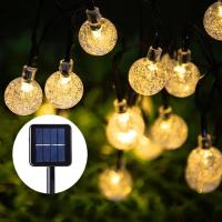 1PC Luces De Cadena Solar LED 5m 20LED IP65 Impermeable Para Decoración De Jardín Exterior Halloween Boda Navidad Lámpara - details 3