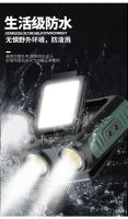 Nuevo estilo de luz de faro de inducción con tapa, carga USB, diadema con atenuación continua para exteriores, faro LED para pesca nocturna - details 14