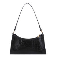 Bolso De Hombro Retro Con Patrón De Cocodrilo Para Mujer En Cuero PU Bolso De Bocina Estilo Francés Bolso De Mano Casual Monedero Tote - details 26