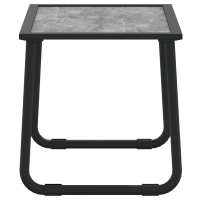 vidaXL Juego muebles de jardín 3 pzas y cojines acero gris antracita - details 5