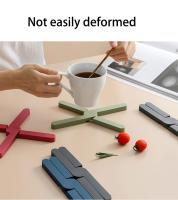 1pc X-Formado Trípode Plegable Antigolpes De Silicona Resistente Al Calor No Esmerilante Tapete Para Olla Y Sartén Accesorio De Cocina De Alta Calidad - details 6