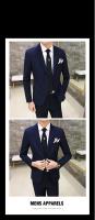 Traje Elegante Para Hombre (Blazer+ Pantalones) Moda Negocios Coreana Ajustado Para Boda Traje Profesional De Gentleman - details 3