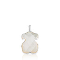 Colgante de oso de piedra preciosa natural de plata esterlina S925, accesorio de collar de bricolaje de lujo que combina con todo - details 24