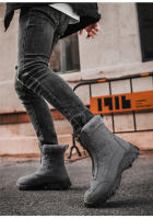 Botas De Invierno Impermeables Para Hombre Con Peluche Caliente Antideslizantes Altas Botas De Camuflaje Para Exteriores Y Senderismo - details 23