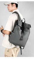 Viajes de negocios Gran capacidad Mochila informal de 15,6 pulgadas Bolsa para computadora Mochila impermeable para deportes de ocio al aire libre 30 * 13 * 46 cm Color gris - details 3