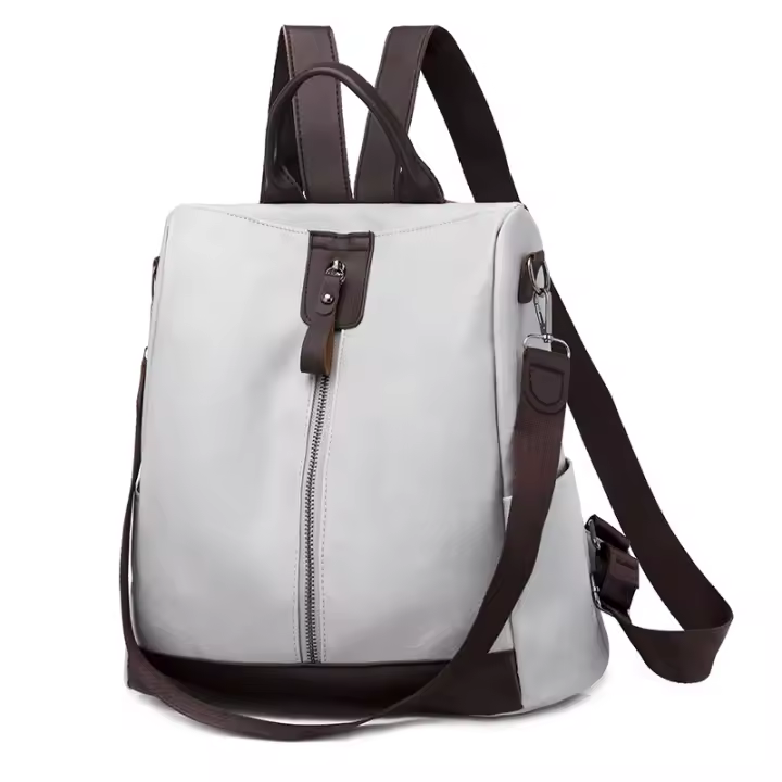 Mochila de Cuero pu antirobo para Mujer, bolso de mano, Bolsa de viaje informal - 1
