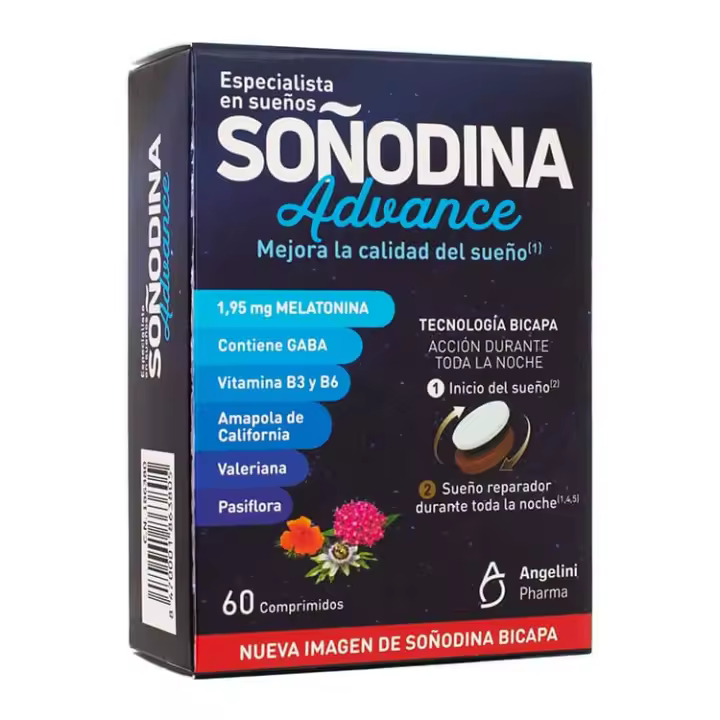 Soñodina Advance, 60 Comprimidos Bicapa - 1