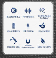 Auriculares Inalámbricos Lenovo HE05X Ⅱ Con Cuello Y Micrófono Bluetooth 5.0 Resistente Al Agua Para Deporte Conectividad Wireless Con Botón De Control Y Ajuste De Volumen - details 3