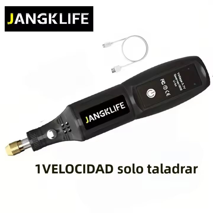 Kit De Herramienta Rotativa Sin Cable USB Para Carpintería Grabado Joyería Metal Vidrio Mini Taladro Sin Cable JANGKLIFE - 1