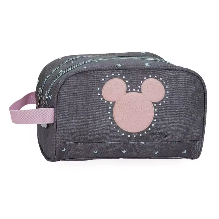 Disney Neceser De Viaje Poliéster Mickey Studs Negro - 1