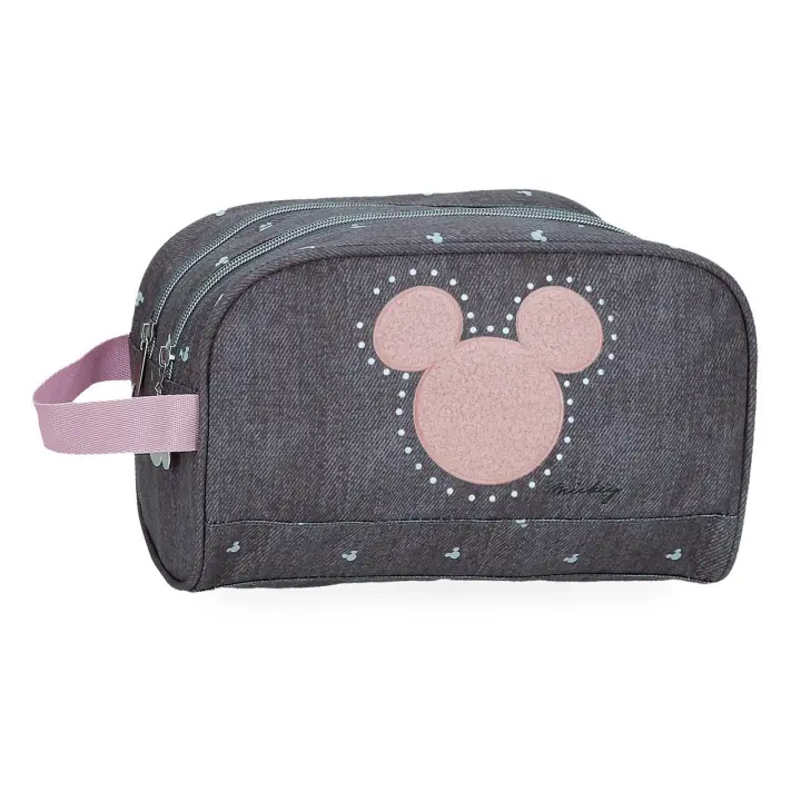 Disney Neceser De Viaje Poliéster Mickey Studs Negro - 1