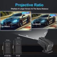 HY320 Mini Projector New Native 720P Android 11 4K 300ANSI Wifi6 BT5.0 Portable Outdoor Cinema 180° Rotating Projector - details 3