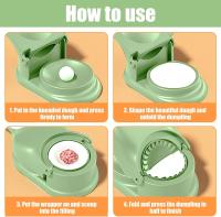 Moldes de dumpling de impresión de forma de dumpling 2 en 1, Ravioli Maker, Prensa de dumpling manual, Embalaje de piel, Fabricante de piel de dumpling, Molde de dumpling - details 3