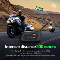 EJEAS-casco de motocicleta V6 PRO +/PLUS, walkie-talkie con Bluetooth, distancia de 6 conductores, 800 metros, impermeable, IP67 - details 4