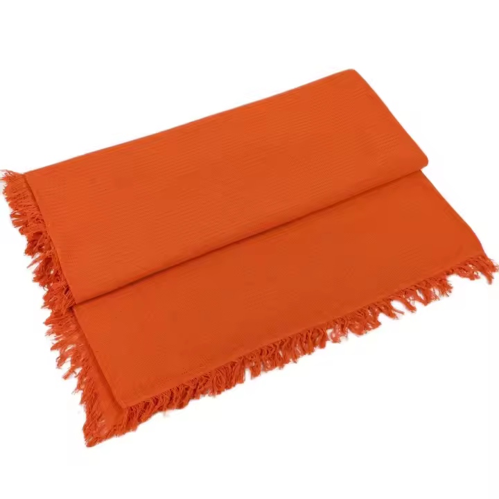 Almeritex 2000 Colcha Multiusos Sofa,Manta Foulard,Plaid para Cama,Cubresofa Cubrecama-NARRANJA - 1