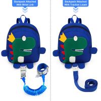 Arnés Antipérdidas para Niños 1-5 Años - Mochila Dinosaurio + Correa 4 en 1, Pulsera Seguridad Ajustable (Regalo Ideal) - details 3