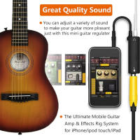 Miwayer Convertidor De Interfaz Para Guitarra Reemplazo Para Teléfono Accesorios De Guitarra Audio Interface Liner - details 4