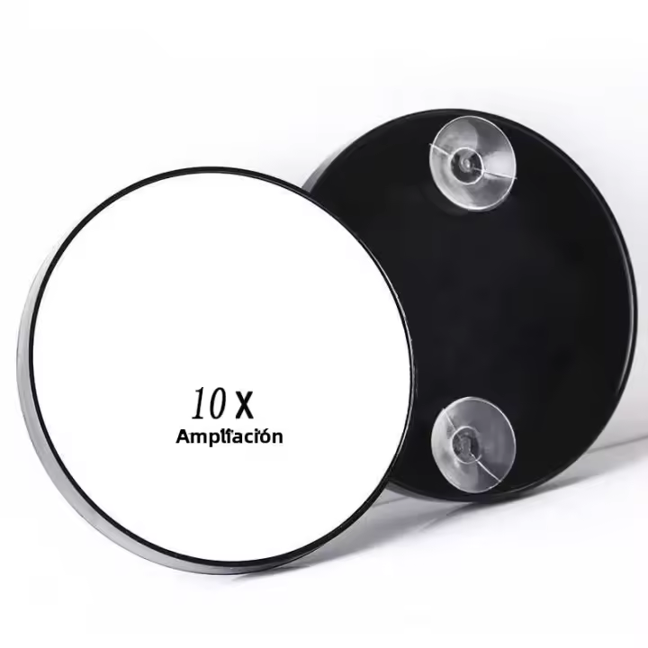BIT Espejo de aumento 10x /20x /30X, espejo de aumento pequeño con ventosa, para desplumar cejas, eliminar puntos negros y Acn - 1