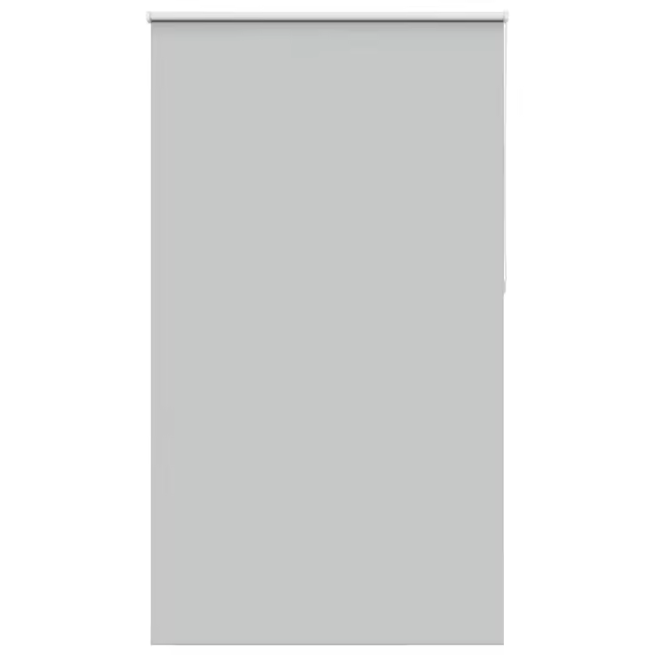 vidaXL Estor Enrollable Opaco gris claro de Tela en dimension 230 cmx105 cm/230 cmx110 cm/230 cmx115 cm y más | protección solar decorativa para ventanas hogar oficina dormitorio fácil de instalar - 1