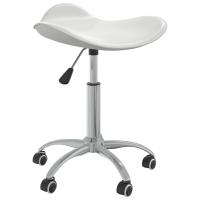 vidaXL Silla de oficina de cuero sintético negra en color Negro/Marrón/Crema y más | cómodas modernas ergonómicas para comedor cocina salón hogar - details 3