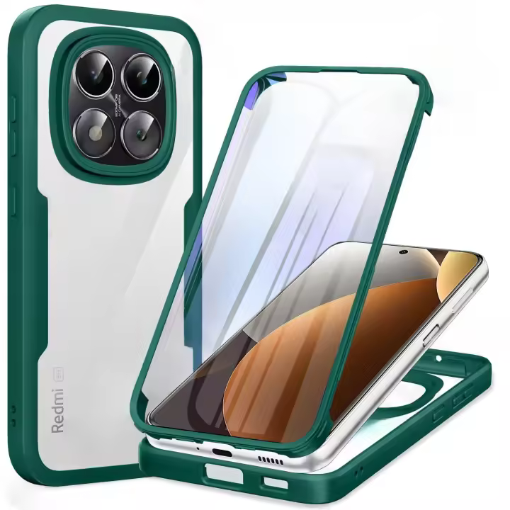 Funda Rugged Para Xiaomi Redmi Note 15 14 pro plus Ultra 5G Con Protector De Pantalla Anti-Choque Y Anti-Amarillento 360 Grados De Protección - 1