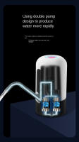 Bomba De Agua Portátil Para El Hogar Y Escritorio Mini Despensador Eléctrico Automático Absorbedor De Agua Con Suministro USB Negro Y Blanco - details 10