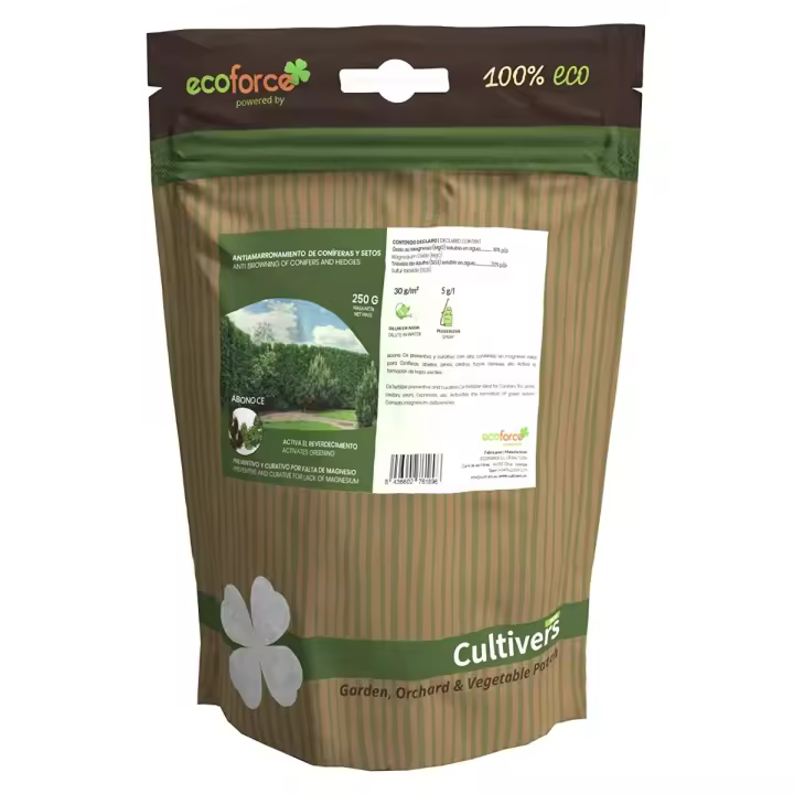 Cultivers Abono Coníferas y Setos - 250 G, Previene y Cura Amarilleamiento y Amarronamiento - 1
