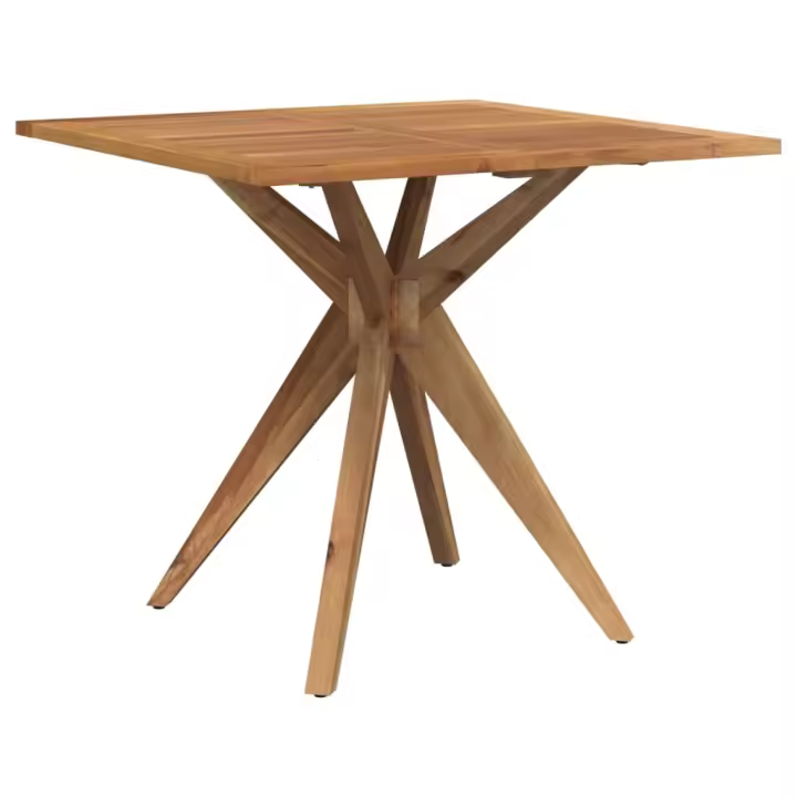 Mesa de Jardín cuadrada Madera maciza de Acacia 85x85x75 cm - 1