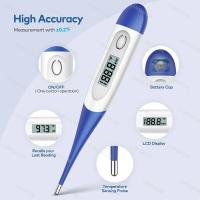 Termómetro Digital Para Bebés Uso Oral Y Axilar Lectura Rápida Y Precisa Pantalla LCD Alerta De Fiebre Termómetros Para Baño De Bebé - details 34