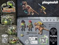 PLAYMOBIL - Dinosaurio con cañón Desmontable y Giratorio - Juguete Creativo -  Un regalo perfecto para  los/las fans de los dinosaurios - Coleccionable -  Edad recomendada mayores  5 años. - details 1