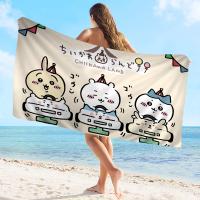 Toalla De Playa Microfibra Chiikawa Cute Absorbente Rápida Secado Suave Yoga Natación Resort Montañismo Tamaño 30x60 Cm 50x100 Cm - details 12