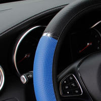 Cubierta De Volante De Coche Universal En Cuero Antideslizante Accesorio De Interior Protegido 38CM Para Mejorar El Conducción - details 10