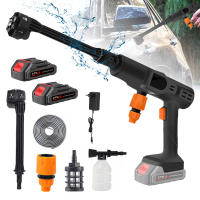 30bar Hidrolimpiadora Inalámbrica Portátil para Coche y Jardín, con Pistola 6en1, Espumador, 5m Manguera, 2xBaterías 1300mAh, para batería Makita de 18V - details 9
