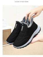 Botas De Nieve Para Hombre Invierno Antideslizantes Con Forro De Pelo Grueso Suela Duradera Botines De Algodón Ligeros Para Caminar Y Senderismo - details 4