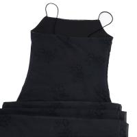 Vestido Gótico Negro Sexy Para Mujer Verano Impresión Floral Streetwear Sin Mangas Patchwork Elegante Fiesta Club Lolita Vestidos - details 12
