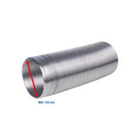 Cofan Tubo Flexible Semirrígido en Aluminio | Medida: Ø 125 mm x 1,5 m - details 0