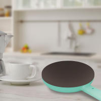 Crepera Turquesa Jocca con placa antiadherente, mango ergonómico, 3 temperaturas, 2 funciones, diámetro 21 cm y 600W de potencia. Incluye tapa/plato. Fácil de usar. Compacta y ligera. Ideal para postres y desayunos. Diseño moderno y práctico - details 0