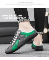Zapatos Casuales Para Hombre Antideslizantes Media Caña De Malla Transpirable Absorbente De Sudor Ligeros Moda 2023 Para Paseo Al Aire Libre - details 14