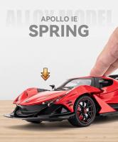 Coche De Deportes De Acción Intensa Emozione Apollo IE a Escala 1:24 Con Sonido Y Luz Juguete De Carreras Para Niños Material Metálico Sin Batería - details 8