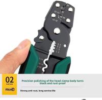 Alicates De Trabajar Con Cables Multifuncionales Para Electricista Herramienta De Desenredado Y Acrucado De Cable Herramienta De Presión Fría - details 5