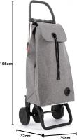 Carro de la compra ROLSER I-MAX TWEED | 4 ruedas | Plegable | Gris - details 0