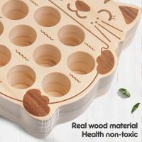 Juego De Pesca Magnético De Madera Para Niños Juguetes Inteligentes Montessori De Desarrollo Motor Fine Y Juego De Rol Tema Animales Y Naturaleza Regalo Para Niños Y Niñas - details 12