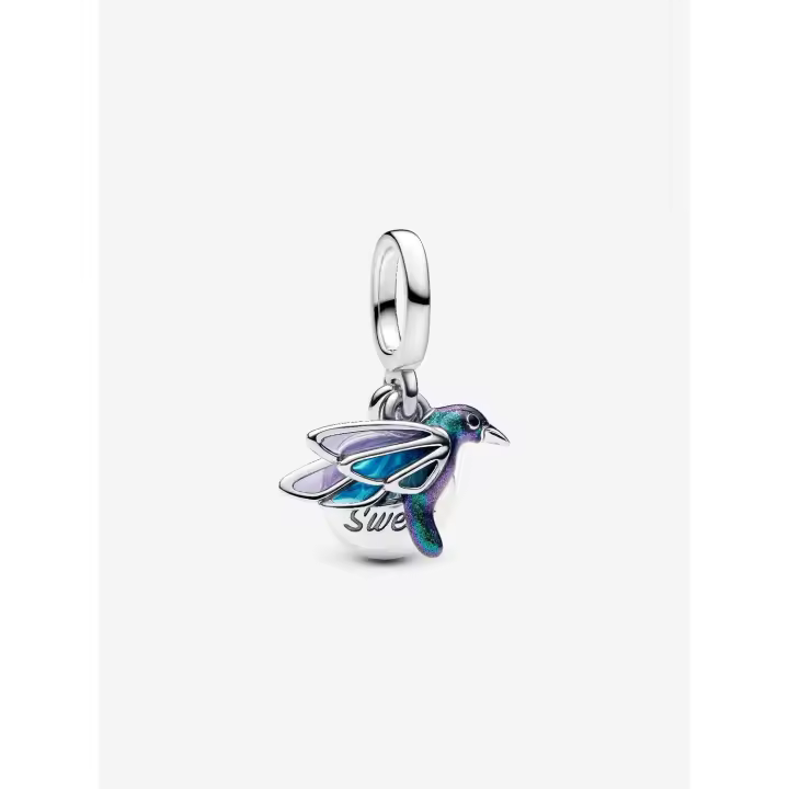 Charm Colgante Pandora Doble Colibrí 793746C01 - 1