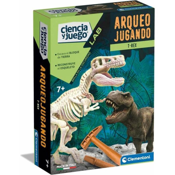 ARQUEOJUGANDO NUEVO T-REX FOSFORESCENTE DE CLEMENTONI