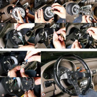 Volante De Carreras Para Coches 14 Pulgadas PU Deportivo Universal Para Desviaciones Volante De Automóvil De Material PU - details 7