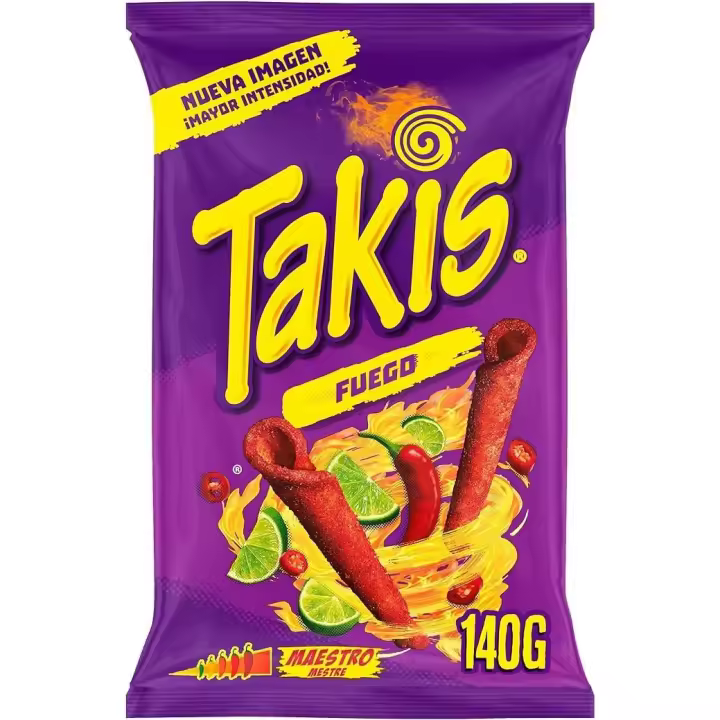 PACK de 10 - Takis FUEGO 10 x 140 g BIMBO - 1