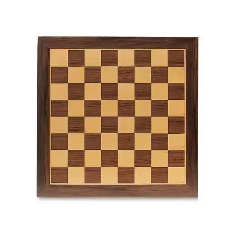 Cayro 613. Tablero Ajedrez Marqueteria. Grande. 40x40cm. Madera natural - 1