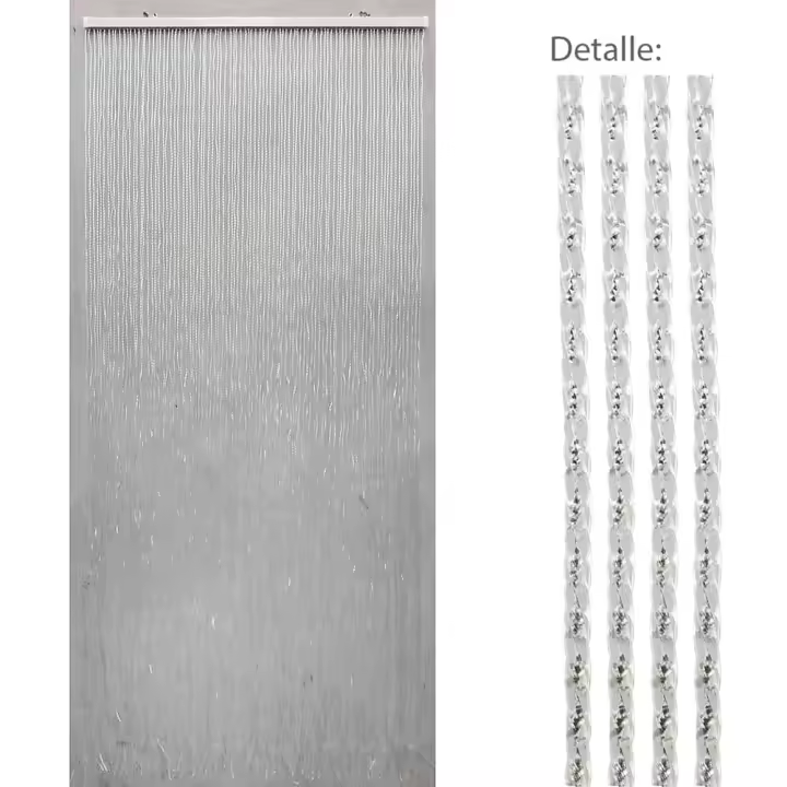 Cortina Puerta 90 Tiras PVC 90x200 cm. - 1