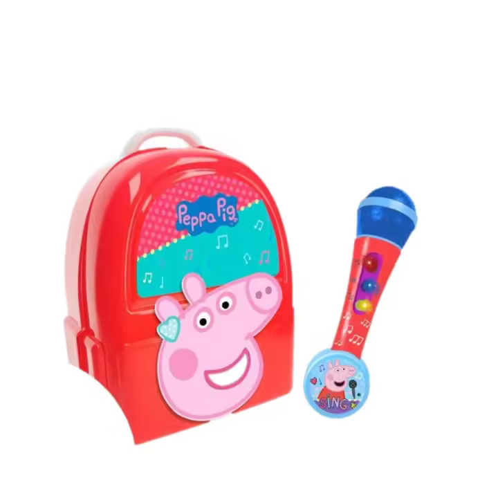 Micrófono y mochila Peppa Pig camerino 23 cm (Reig 2319) - 1