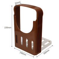 Cortador De Pan Toaster Soporte Plegable Para Panecillos Herramienta De Corte Guía Plástica Para Hornear - details 6
